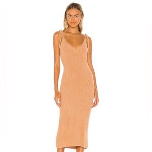 SNDYS Fur Baby Dress Caramel